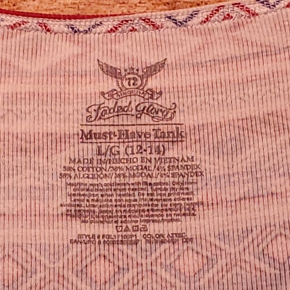Faded Glory Must-Have Tank Women's (12/14) L - Picture 5 of 6